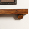 Duluth Forge 48In. Fireplace Shelf Mantel With Corbel Option Included - Brown F DFSM48-BR